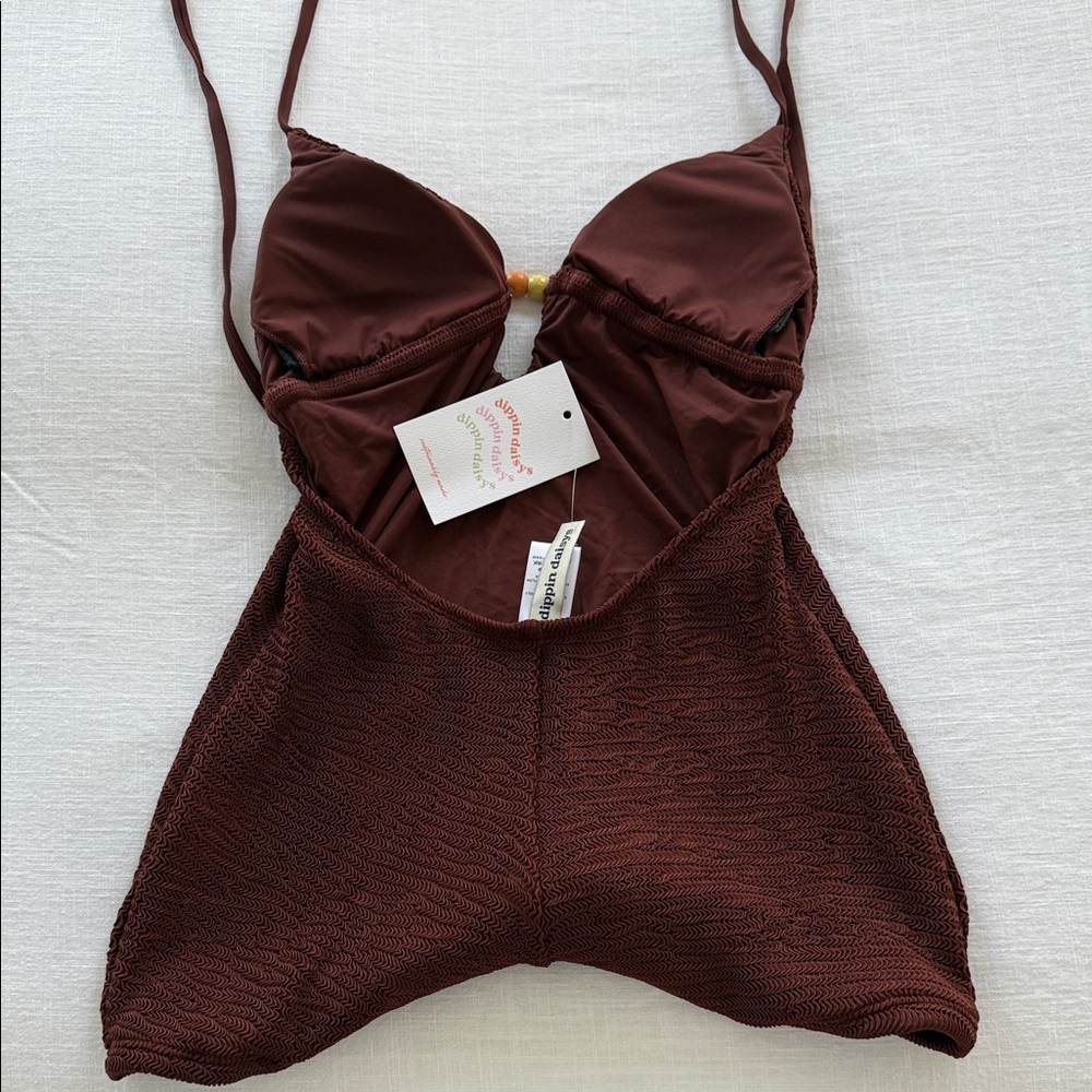 Dippin' Daisy's Brown One Piece Swimsuit - Picture 4 of 4